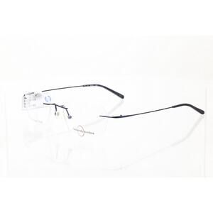 Naturally Rimless NR-374 Navy 51-19-140mm Eyeglasses FRAMES ONLY - NEW CONDITION